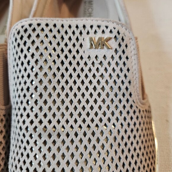 Michael Kors Women's Keaton Rose Gold Slip On Sneakers - Size 9 - Picture 6 of 9